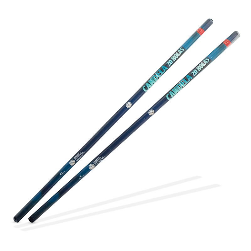 2 CANDELES 20 BOLES COLOR