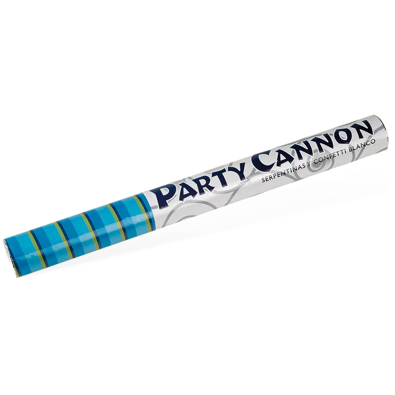 [8054] PARTY CANNON 50X5 BLANC CONFETTI